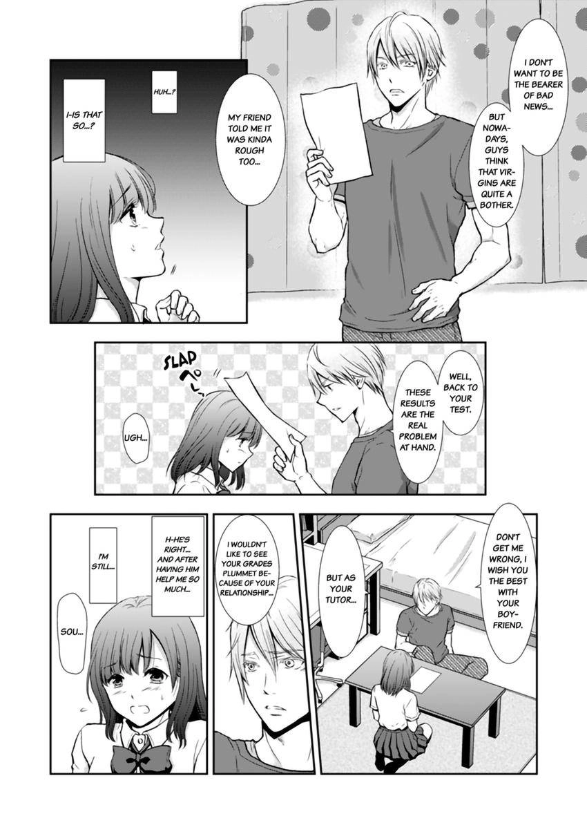 "Sex no Benkyou Shiyokka?" Kareshi ga Iru no ni Itoko kara Shojo wo Ubaware Zecchou Shidou Chapter 1 page 5 - 