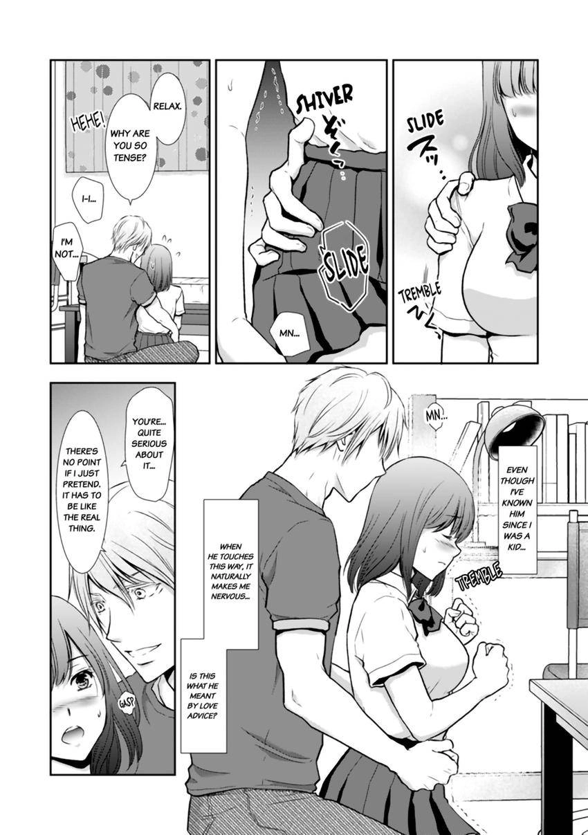 "Sex no Benkyou Shiyokka?" Kareshi ga Iru no ni Itoko kara Shojo wo Ubaware Zecchou Shidou Chapter 1 page 9 - 