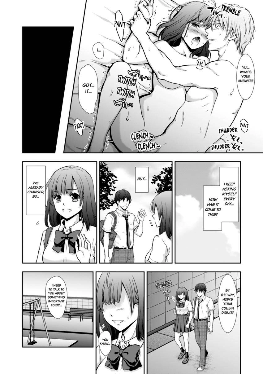 "Sex no Benkyou Shiyokka?" Kareshi ga Iru no ni Itoko kara Shojo wo Ubaware Zecchou Shidou Chapter 3 page 26 - 