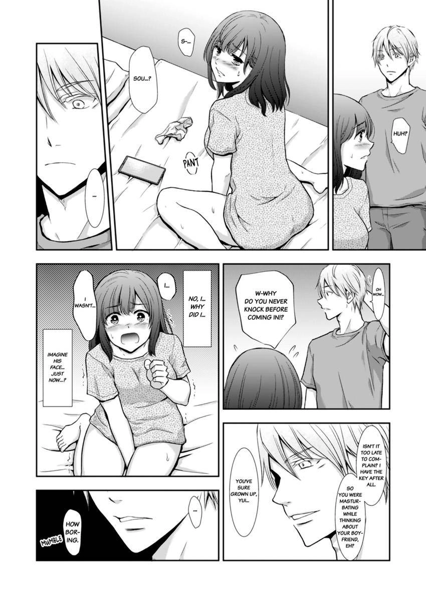 "Sex no Benkyou Shiyokka?" Kareshi ga Iru no ni Itoko kara Shojo wo Ubaware Zecchou Shidou Chapter 4 page 14 - 