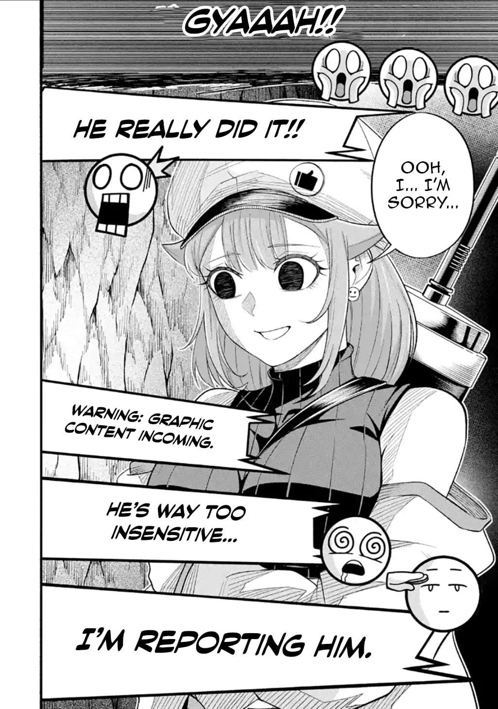 Shachiku Kensei, Haishinsha ni naru - Black Guild Kaishain, Ukkari Kaishayou Kaisen de S-kyuu Monster wo Aite ni Musou suru Tokoro wo Zenkoku Haishin shite shimau Chapter 11.2 page 8 - 