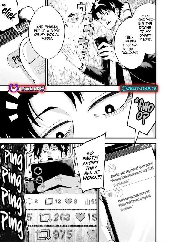 Shachiku Kensei, Haishinsha ni naru - Black Guild Kaishain, Ukkari Kaishayou Kaisen de S-kyuu Monster wo Aite ni Musou suru Tokoro wo Zenkoku Haishin shite shimau Chapter 6.3 page 3 - 
