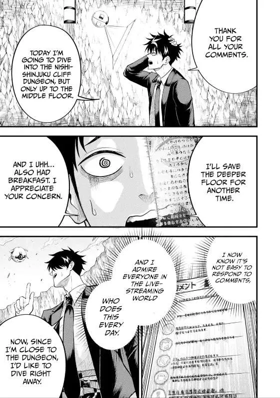 Shachiku Kensei, Haishinsha ni naru - Black Guild Kaishain, Ukkari Kaishayou Kaisen de S-kyuu Monster wo Aite ni Musou suru Tokoro wo Zenkoku Haishin shite shimau Chapter 6.3 page 9 - 