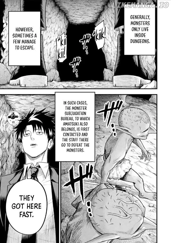 Shachiku Kensei, Haishinsha ni naru - Black Guild Kaishain, Ukkari Kaishayou Kaisen de S-kyuu Monster wo Aite ni Musou suru Tokoro wo Zenkoku Haishin shite shimau Chapter 7.1 page 4 - 