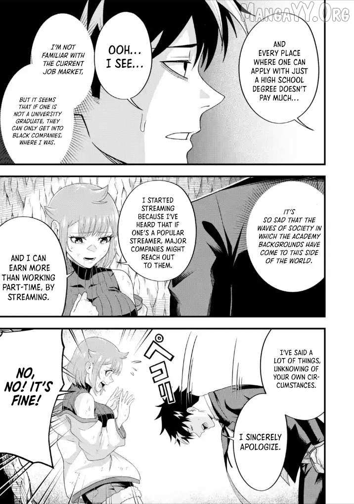 Shachiku Kensei, Haishinsha ni naru - Black Guild Kaishain, Ukkari Kaishayou Kaisen de S-kyuu Monster wo Aite ni Musou suru Tokoro wo Zenkoku Haishin shite shimau Chapter 8.4 page 6 - 