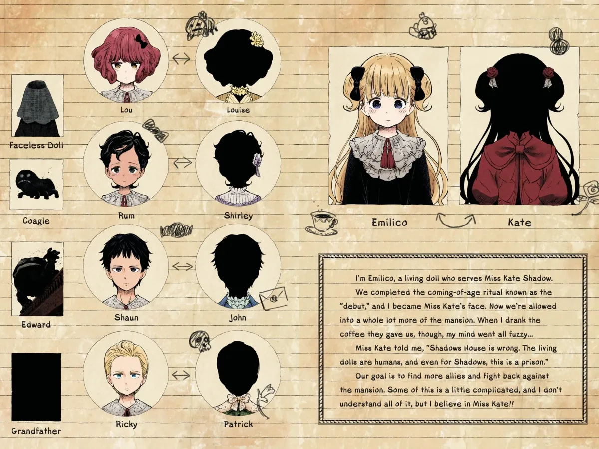 Shadows House (Colored) Chapter 0 page 3 - 