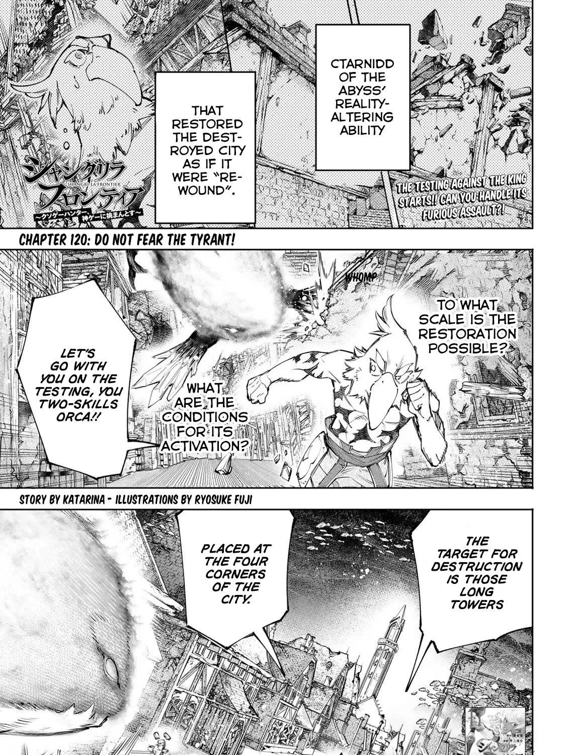 Shangri-La Frontier ~ Kusoge Hunter, Kamige Ni Idoman To Su~ Chapter 120 page 3 - 