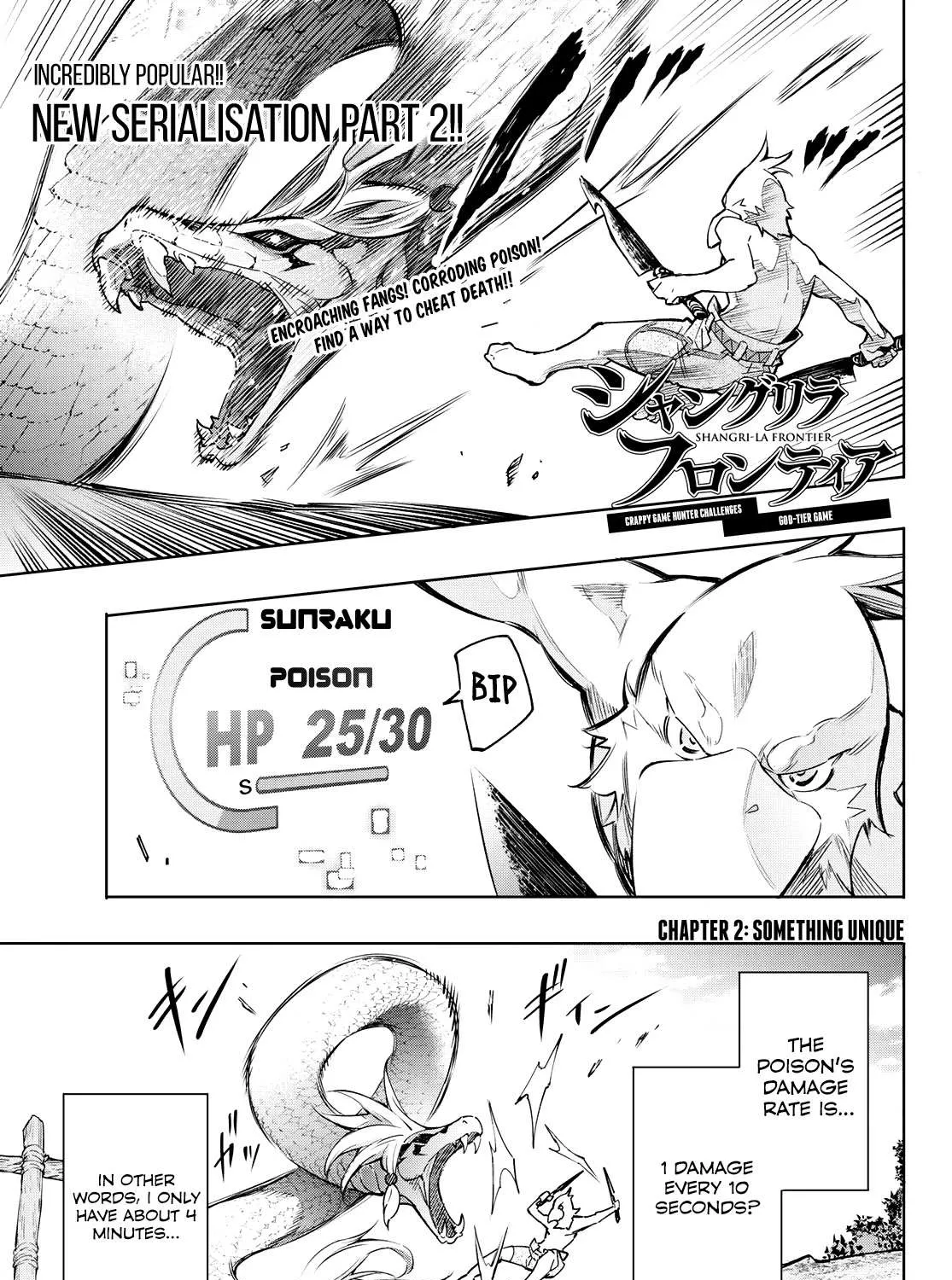 Shangri-La Frontier ~ Kusoge Hunter, Kamige Ni Idoman To Su~ Chapter 2 page 1 - 