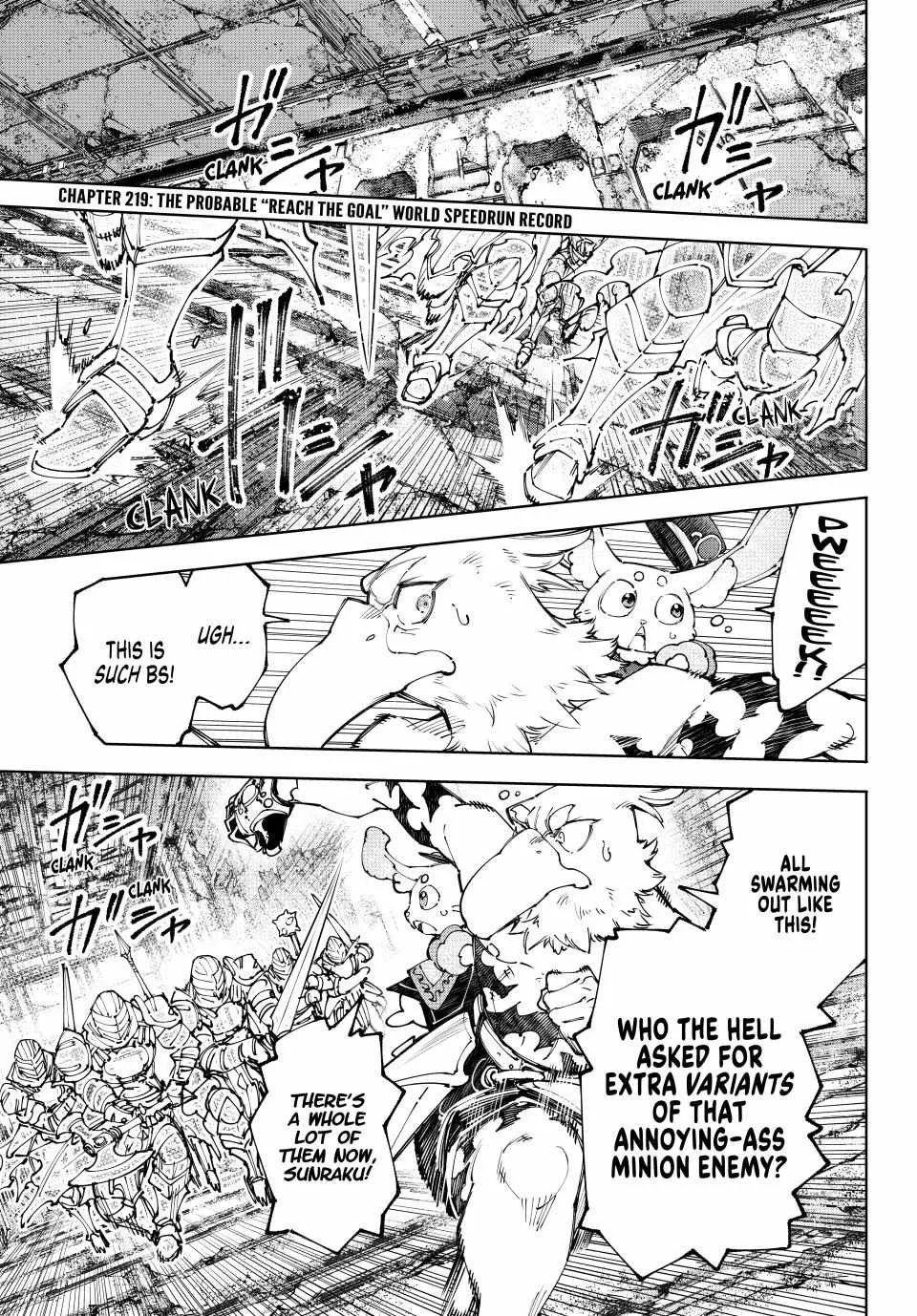 Shangri-La Frontier ~ Kusoge Hunter, Kamige Ni Idoman To Su~ Chapter 219 page 1 - 