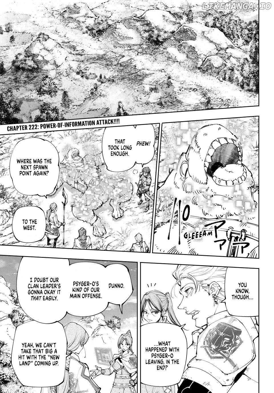 Shangri-La Frontier ~ Kusoge Hunter, Kamige Ni Idoman To Su~ Chapter 222 page 1 - 