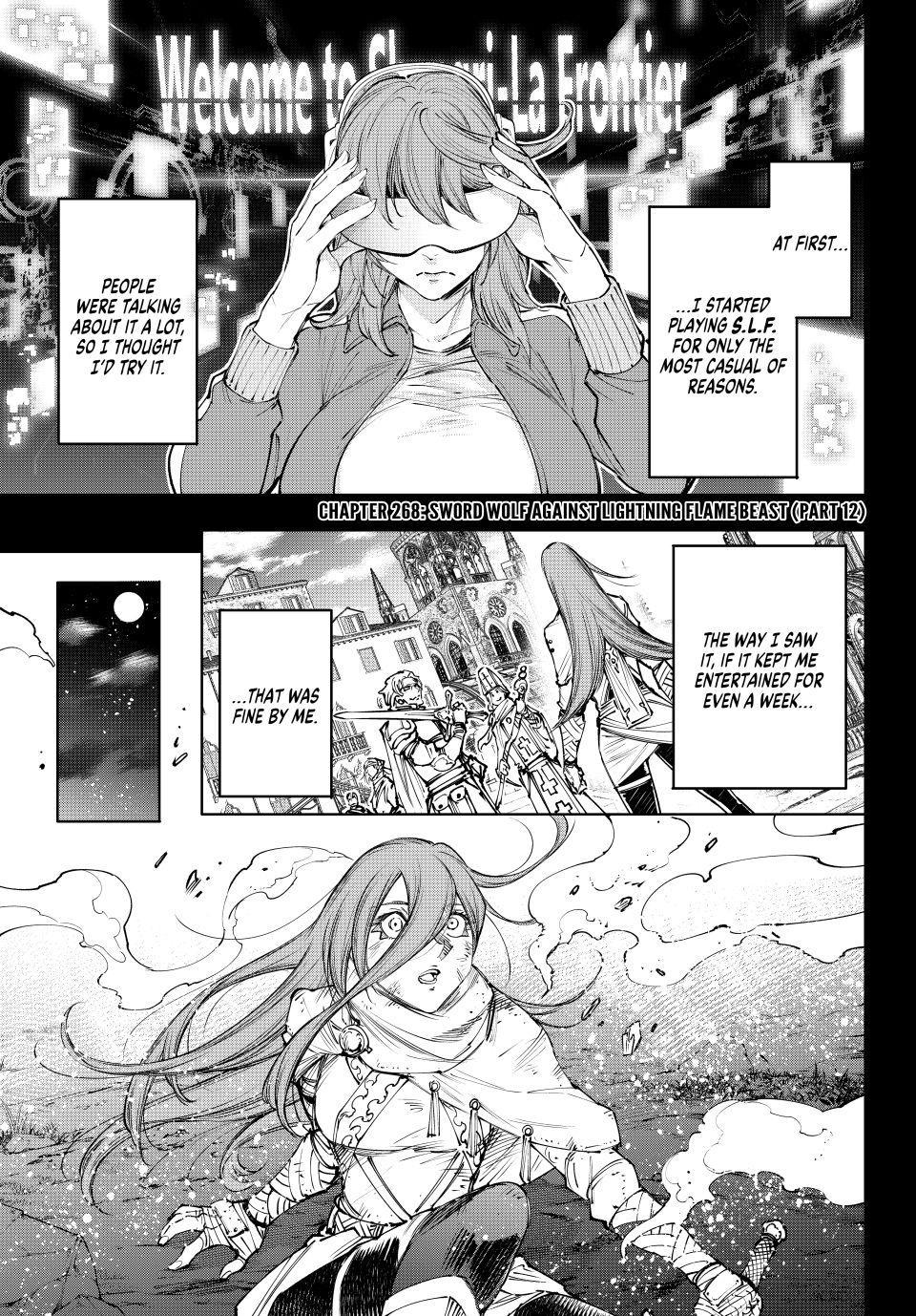 Shangri-La Frontier ~ Kusoge Hunter, Kamige Ni Idoman To Su~ Chapter 268 page 1 - 
