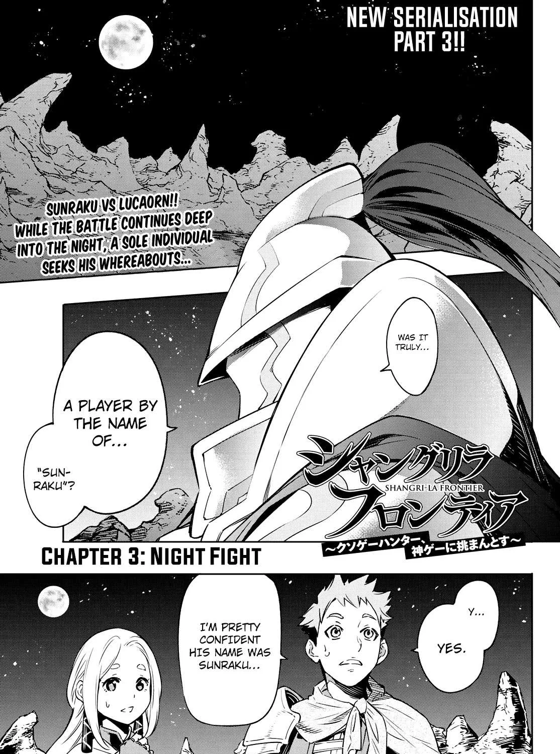 Shangri-La Frontier ~ Kusoge Hunter, Kamige Ni Idoman To Su~ Chapter 3 page 1 - 