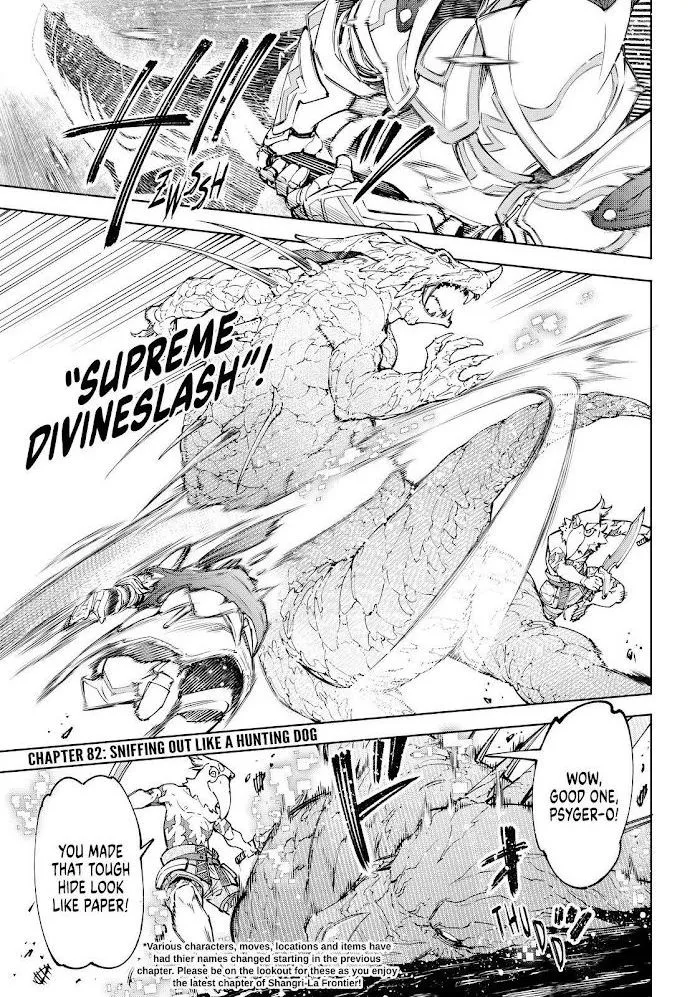 Shangri-La Frontier ~ Kusoge Hunter, Kamige Ni Idoman To Su~ Chapter 82 page 1 - 