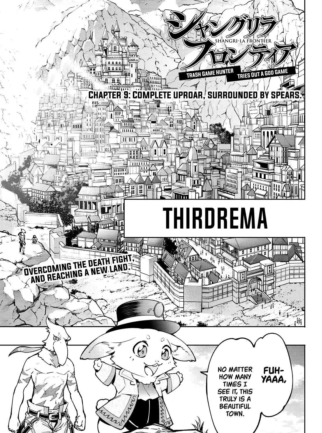Shangri-La Frontier ~ Kusoge Hunter, Kamige Ni Idoman To Su~ Chapter 9 page 1 - 