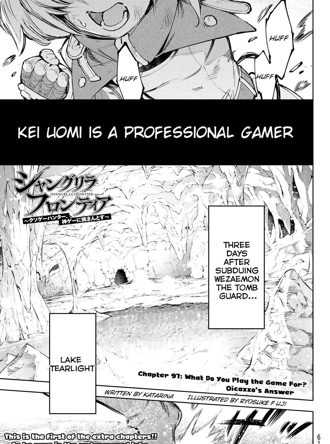 Shangri-La Frontier ~ Kusoge Hunter, Kamige Ni Idoman To Su~ Chapter 97 page 1 - 