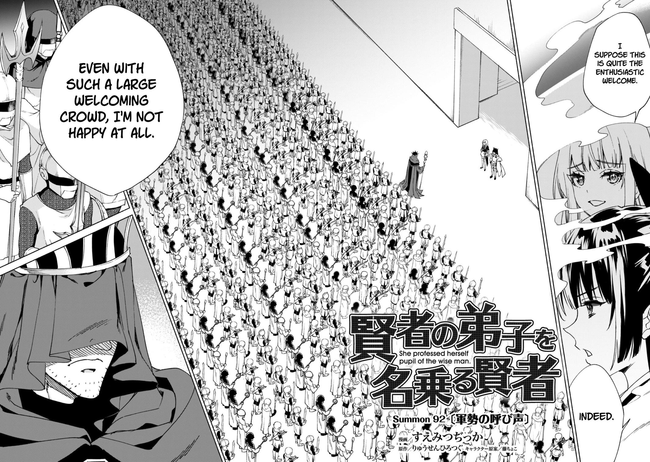She Professed Herself Pupil of the Wise Man Chapter 92 page 2 - 