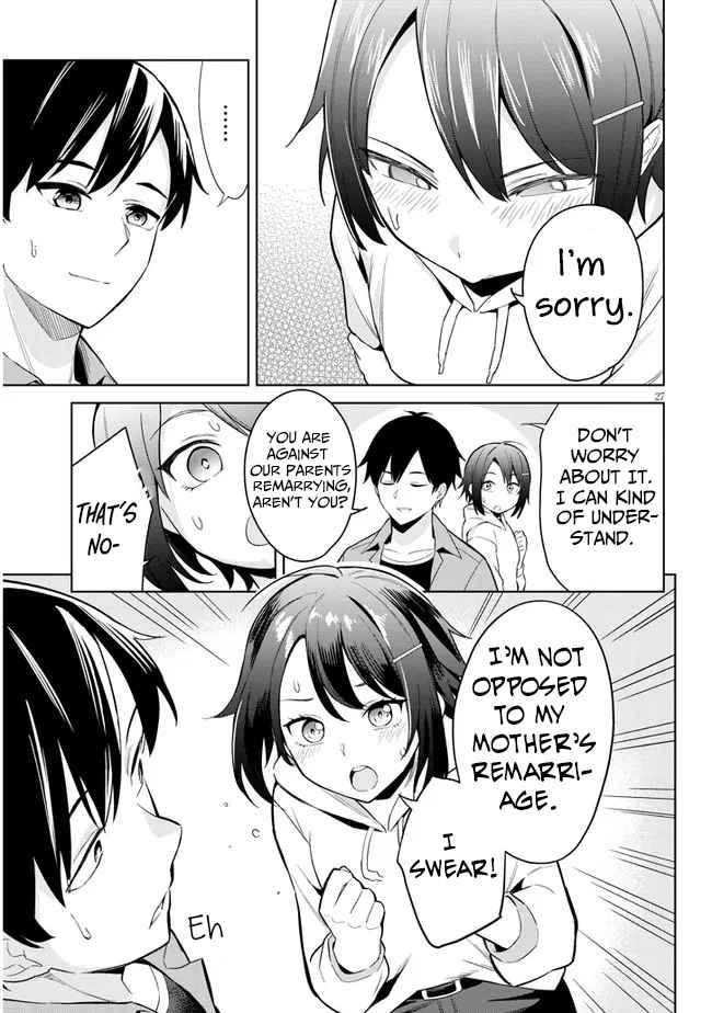 She was Actually My Stepsister.: Recently, the Sense of Distance Between Me and My New Stepbrother is Incredibly Close Chapter 1 page 26 - 