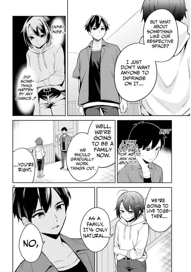 She was Actually My Stepsister.: Recently, the Sense of Distance Between Me and My New Stepbrother is Incredibly Close Chapter 1 page 27 - 