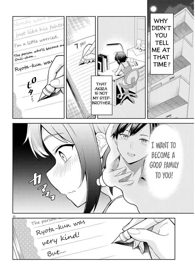 She was Actually My Stepsister.: Recently, the Sense of Distance Between Me and My New Stepbrother is Incredibly Close Chapter 1 page 39 - 