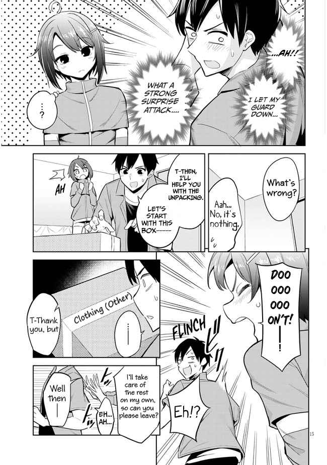 She was Actually My Stepsister.: Recently, the Sense of Distance Between Me and My New Stepbrother is Incredibly Close Chapter 2 page 15 - 