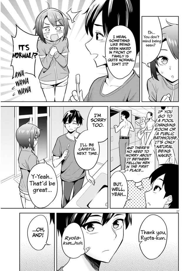 She was Actually My Stepsister.: Recently, the Sense of Distance Between Me and My New Stepbrother is Incredibly Close Chapter 2 page 27 - 