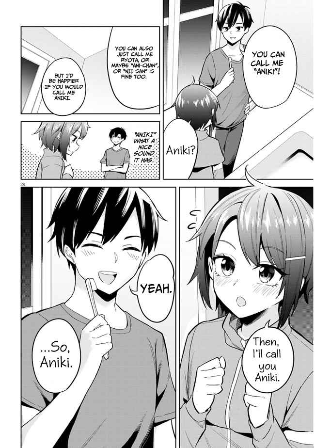 She was Actually My Stepsister.: Recently, the Sense of Distance Between Me and My New Stepbrother is Incredibly Close Chapter 2 page 28 - 
