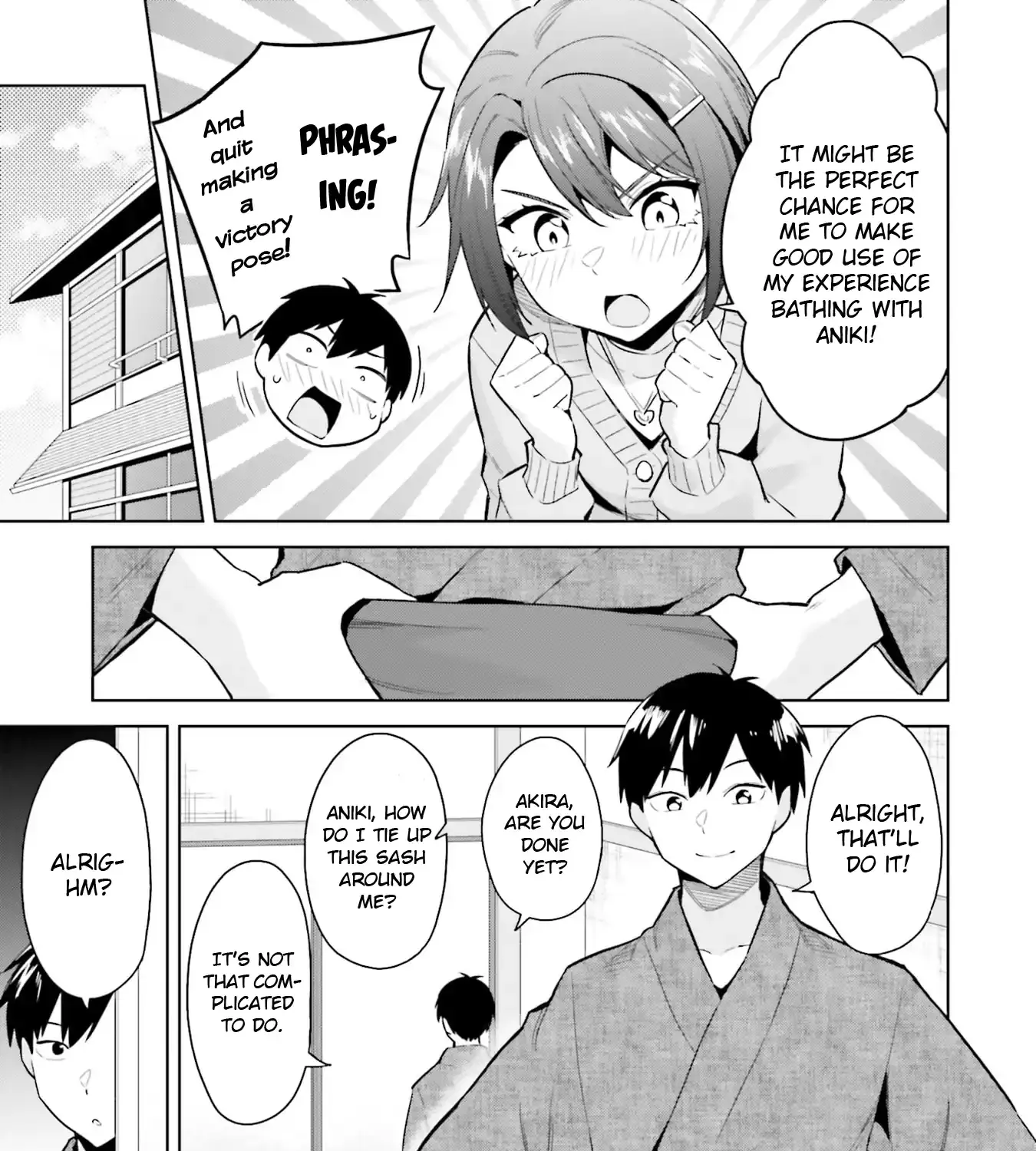 She was Actually My Stepsister.: Recently, the Sense of Distance Between Me and My New Stepbrother is Incredibly Close Chapter 20 page 33 - 