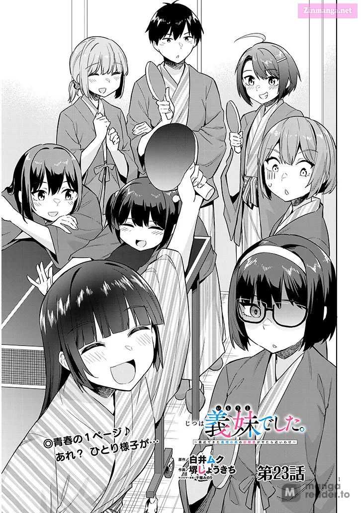 She was Actually My Stepsister.: Recently, the Sense of Distance Between Me and My New Stepbrother is Incredibly Close Chapter 23 page 1 - 