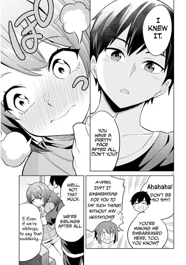 She was Actually My Stepsister.: Recently, the Sense of Distance Between Me and My New Stepbrother is Incredibly Close Chapter 3 page 23 - 