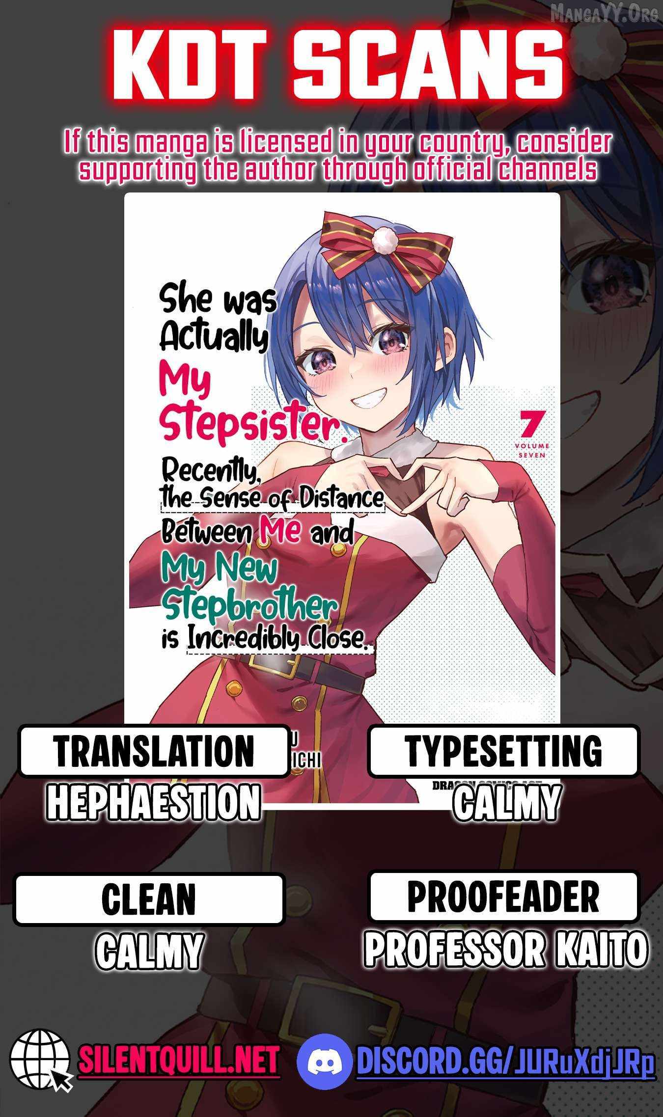 She was Actually My Stepsister.: Recently, the Sense of Distance Between Me and My New Stepbrother is Incredibly Close Chapter 32 page 1 - 