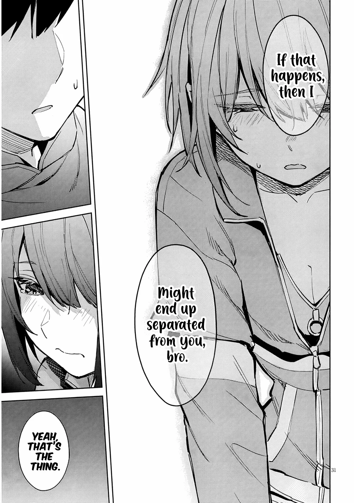 She was Actually My Stepsister.: Recently, the Sense of Distance Between Me and My New Stepbrother is Incredibly Close Chapter 33 page 32 - 