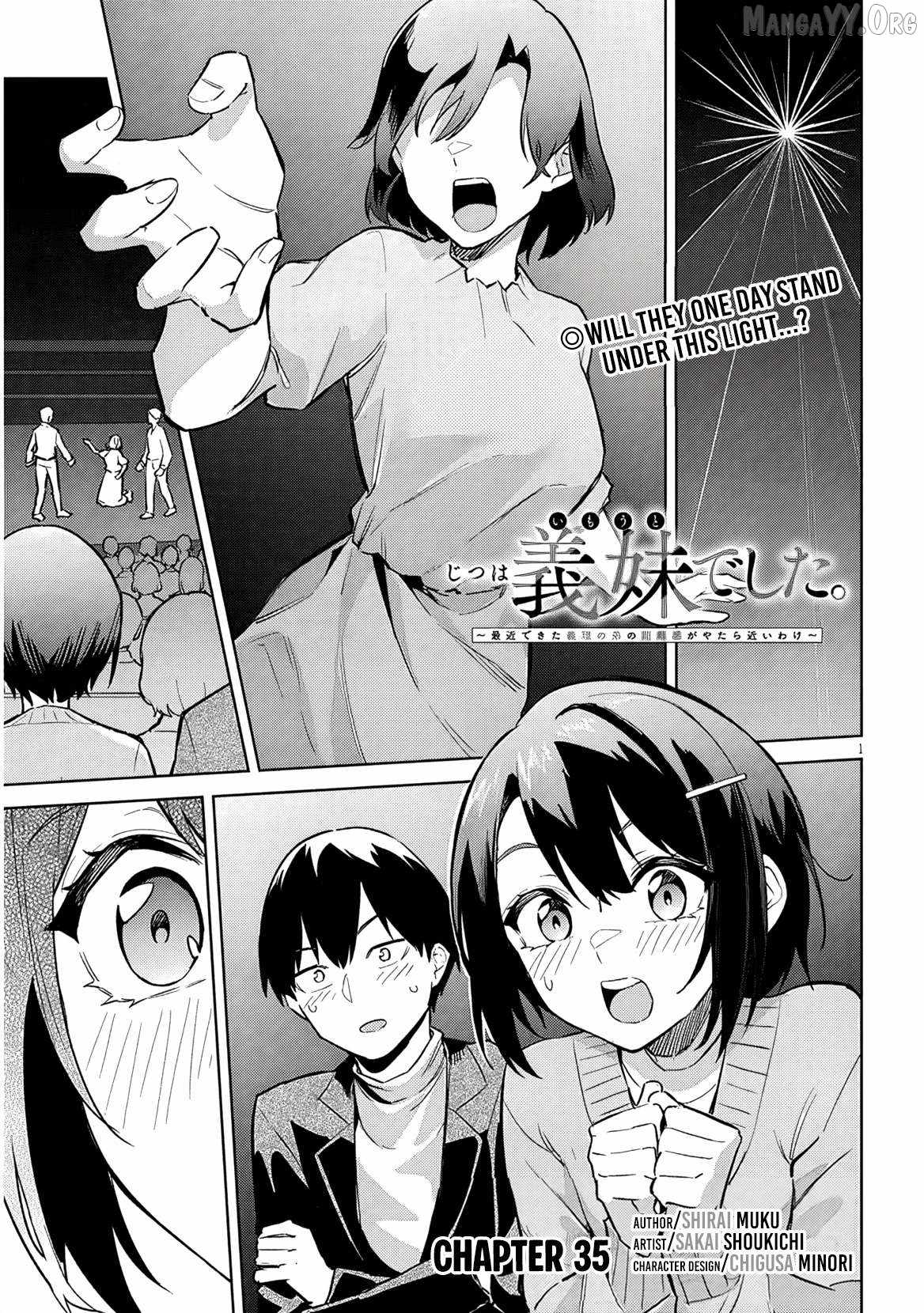 She was Actually My Stepsister.: Recently, the Sense of Distance Between Me and My New Stepbrother is Incredibly Close Chapter 35 page 2 - 