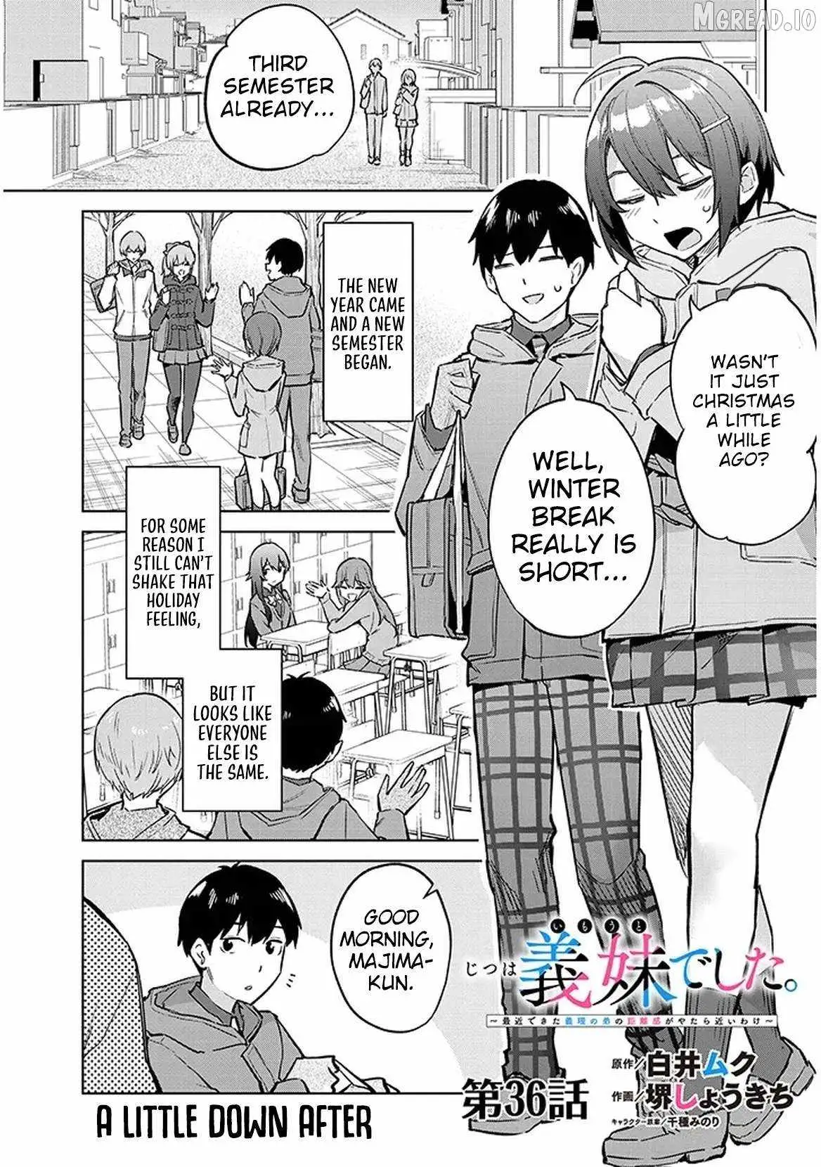 She was Actually My Stepsister.: Recently, the Sense of Distance Between Me and My New Stepbrother is Incredibly Close Chapter 36 page 2 - 