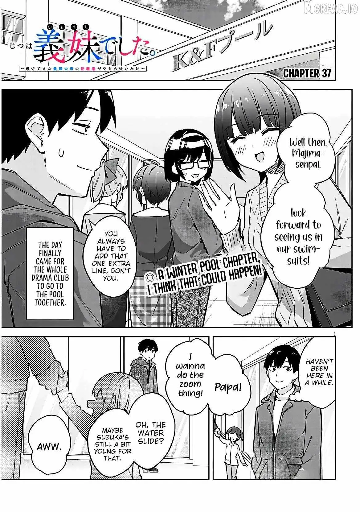She was Actually My Stepsister.: Recently, the Sense of Distance Between Me and My New Stepbrother is Incredibly Close Chapter 37 page 2 - 