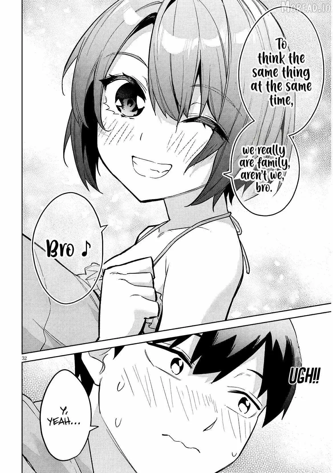 She was Actually My Stepsister.: Recently, the Sense of Distance Between Me and My New Stepbrother is Incredibly Close Chapter 37 page 33 - 