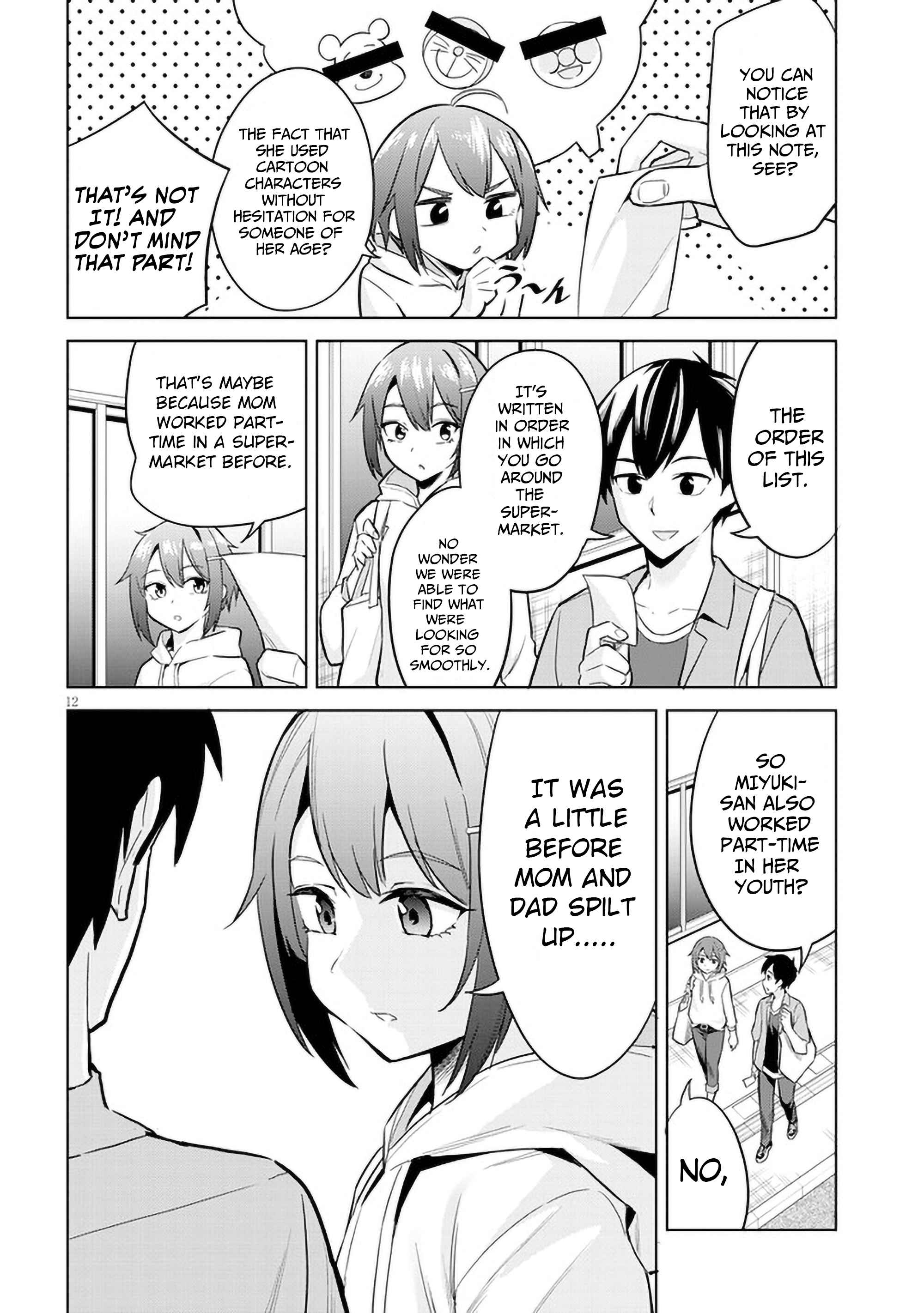 She was Actually My Stepsister.: Recently, the Sense of Distance Between Me and My New Stepbrother is Incredibly Close Chapter 4 page 12 - 
