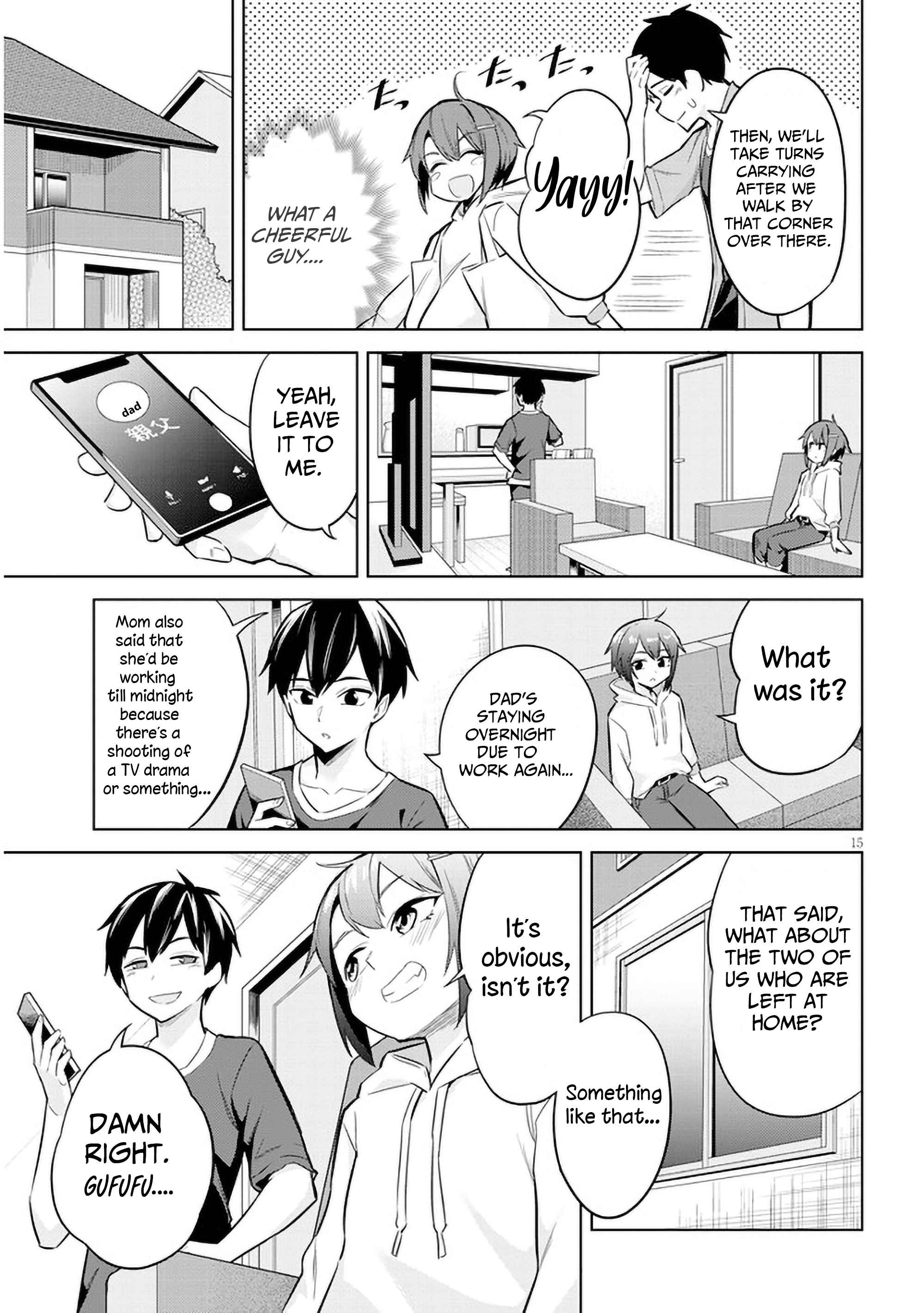 She was Actually My Stepsister.: Recently, the Sense of Distance Between Me and My New Stepbrother is Incredibly Close Chapter 4 page 15 - 