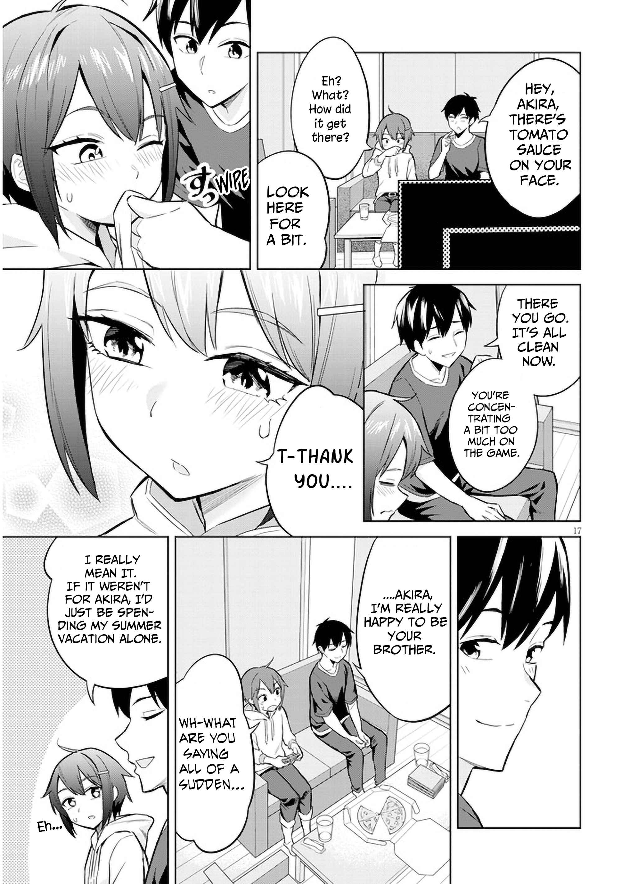 She was Actually My Stepsister.: Recently, the Sense of Distance Between Me and My New Stepbrother is Incredibly Close Chapter 4 page 17 - 