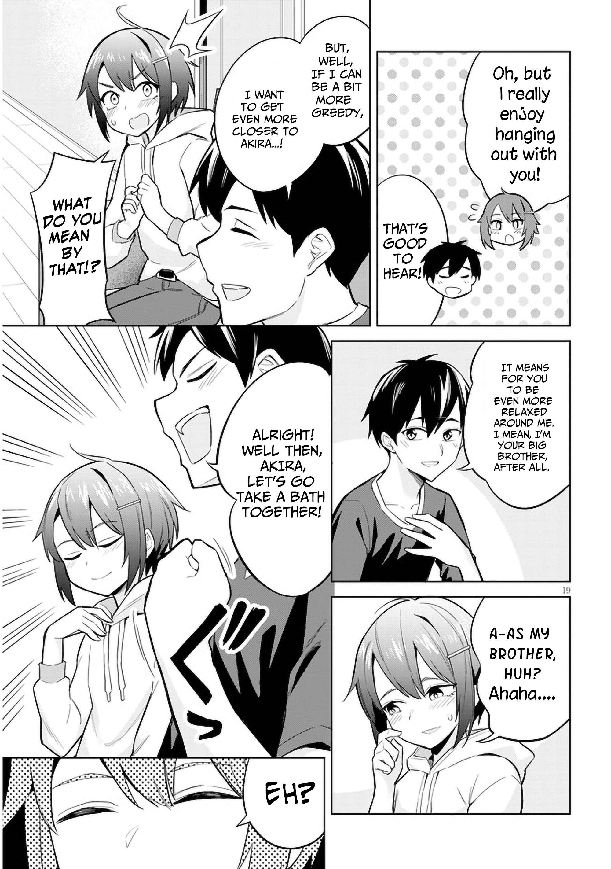 She was Actually My Stepsister.: Recently, the Sense of Distance Between Me and My New Stepbrother is Incredibly Close Chapter 4 page 19 - 