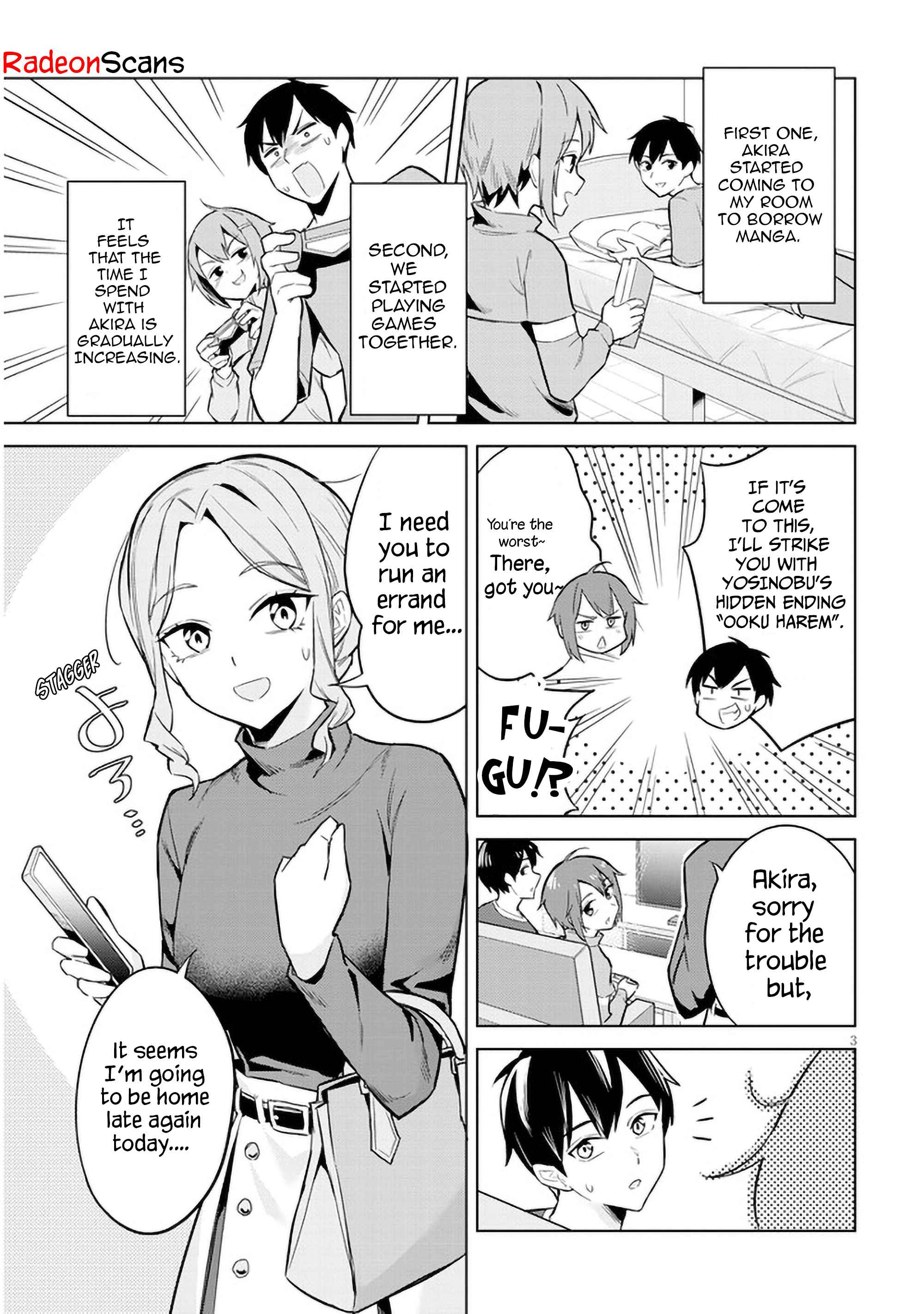She was Actually My Stepsister.: Recently, the Sense of Distance Between Me and My New Stepbrother is Incredibly Close Chapter 4 page 3 - 