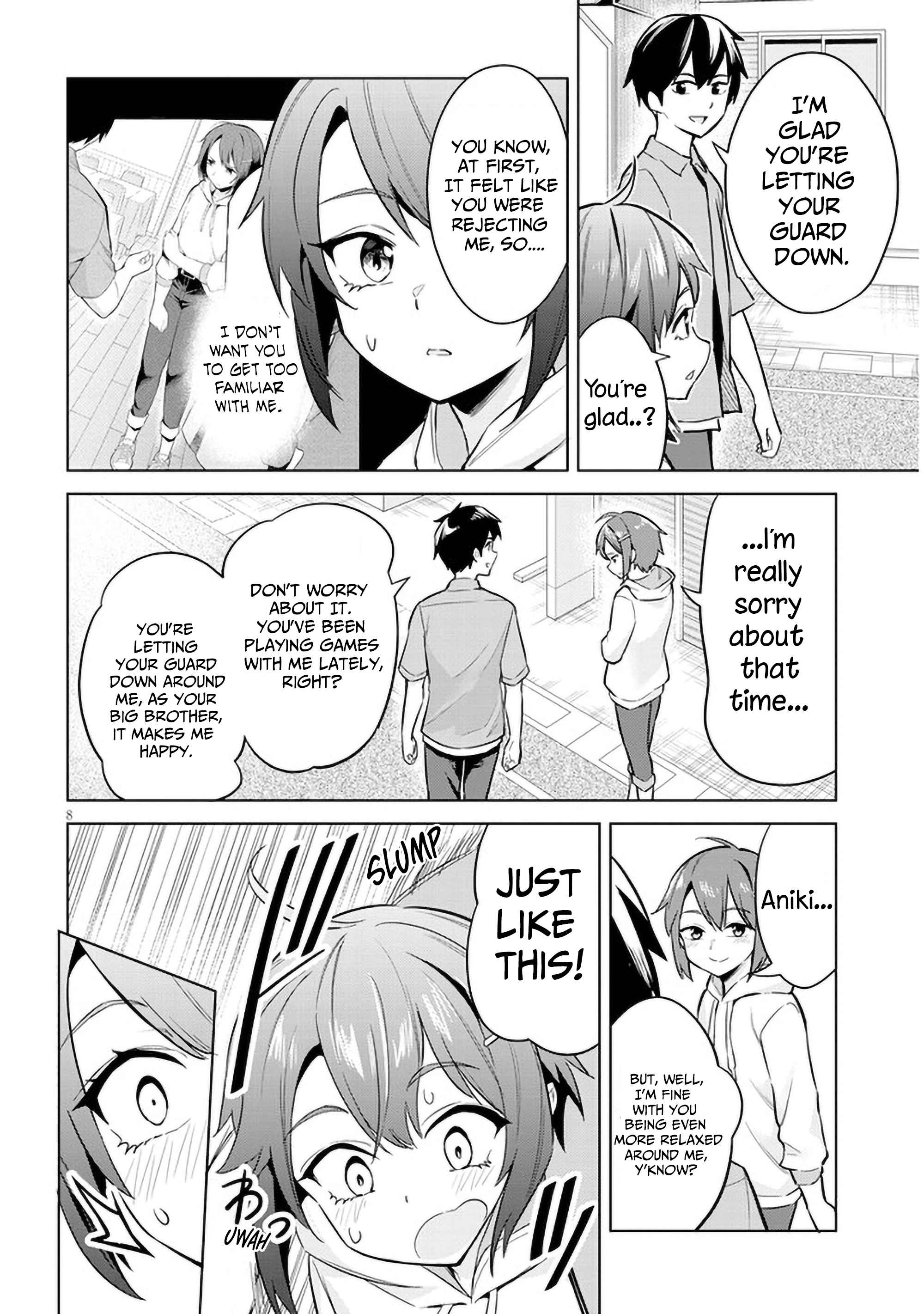 She was Actually My Stepsister.: Recently, the Sense of Distance Between Me and My New Stepbrother is Incredibly Close Chapter 4 page 8 - 