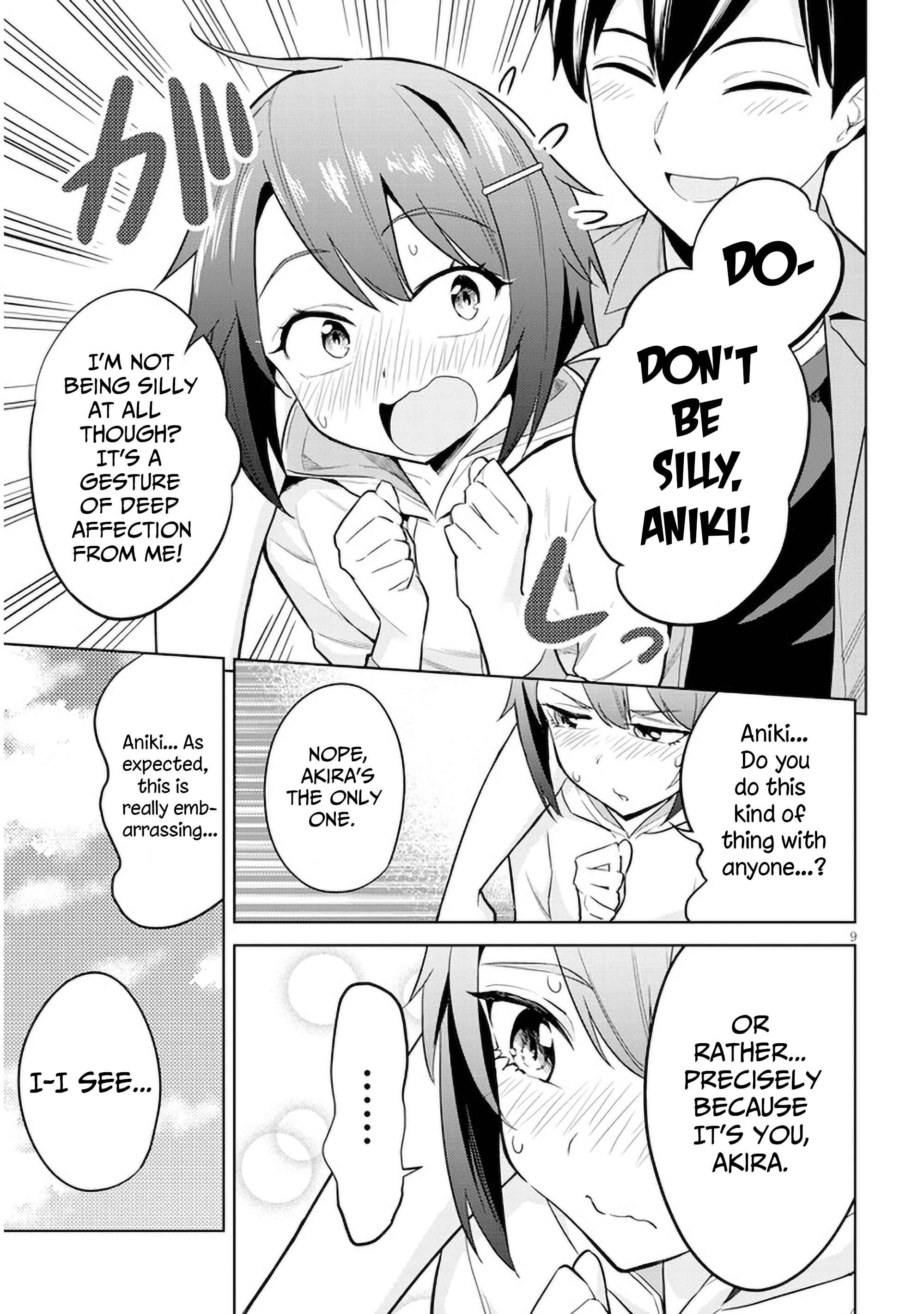 She was Actually My Stepsister.: Recently, the Sense of Distance Between Me and My New Stepbrother is Incredibly Close Chapter 4 page 9 - 