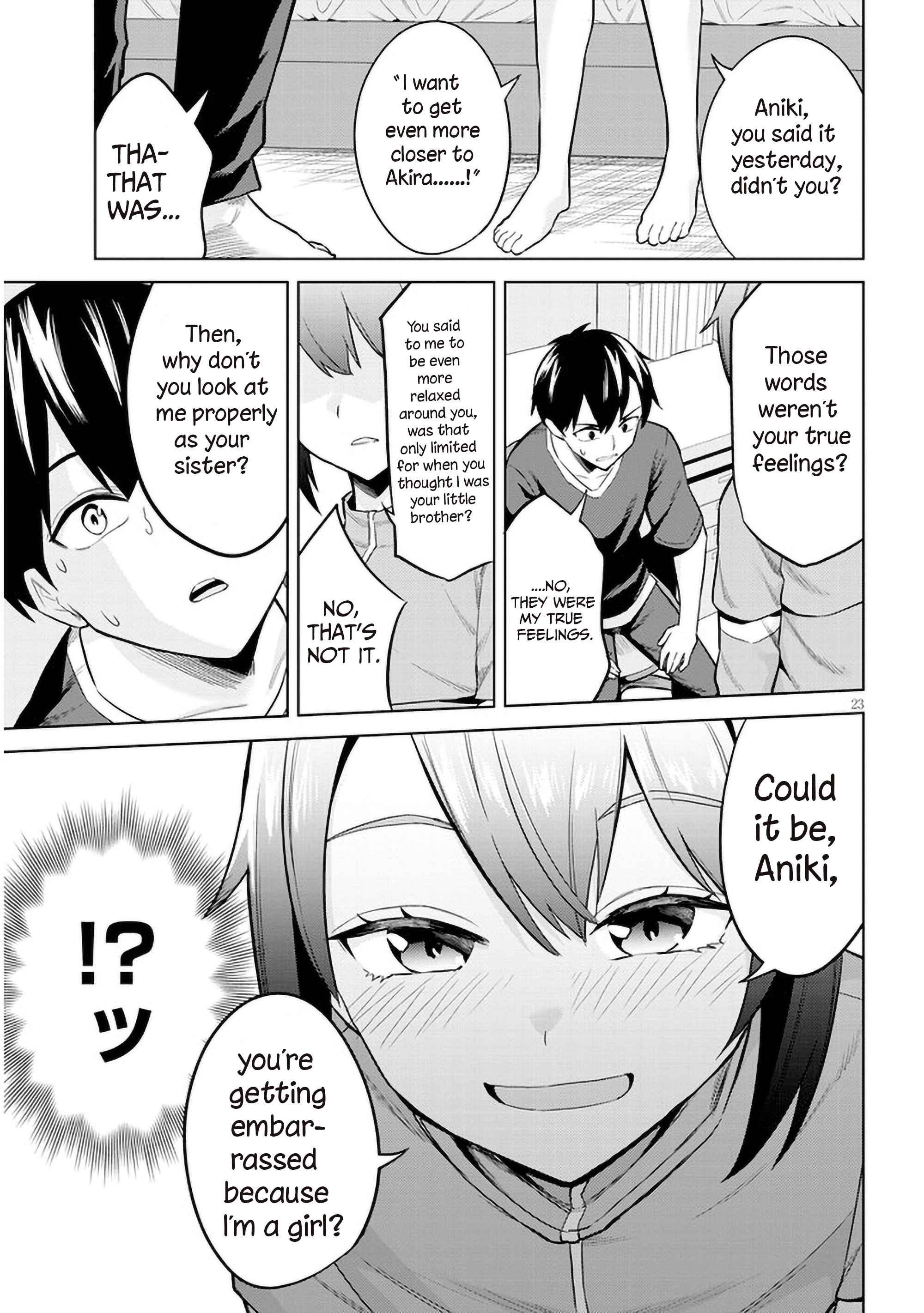 She was Actually My Stepsister.: Recently, the Sense of Distance Between Me and My New Stepbrother is Incredibly Close Chapter 5 page 23 - 