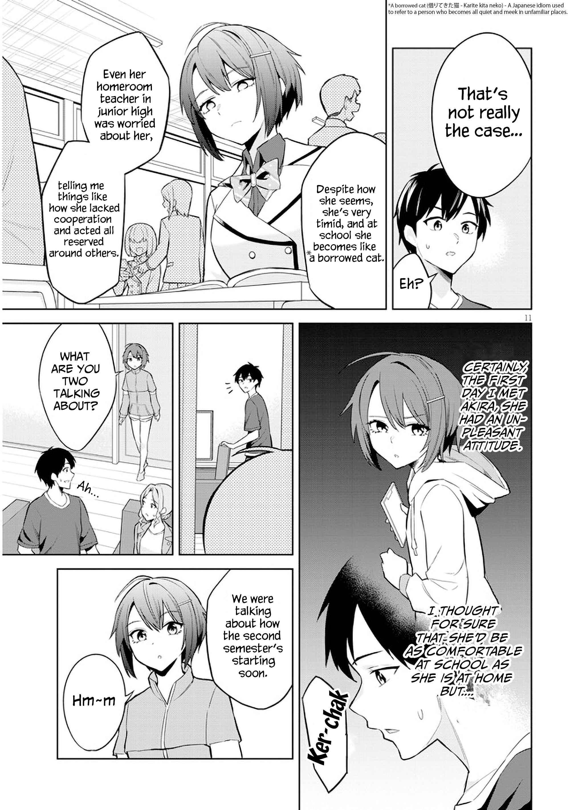 She was Actually My Stepsister.: Recently, the Sense of Distance Between Me and My New Stepbrother is Incredibly Close Chapter 6 page 11 - 