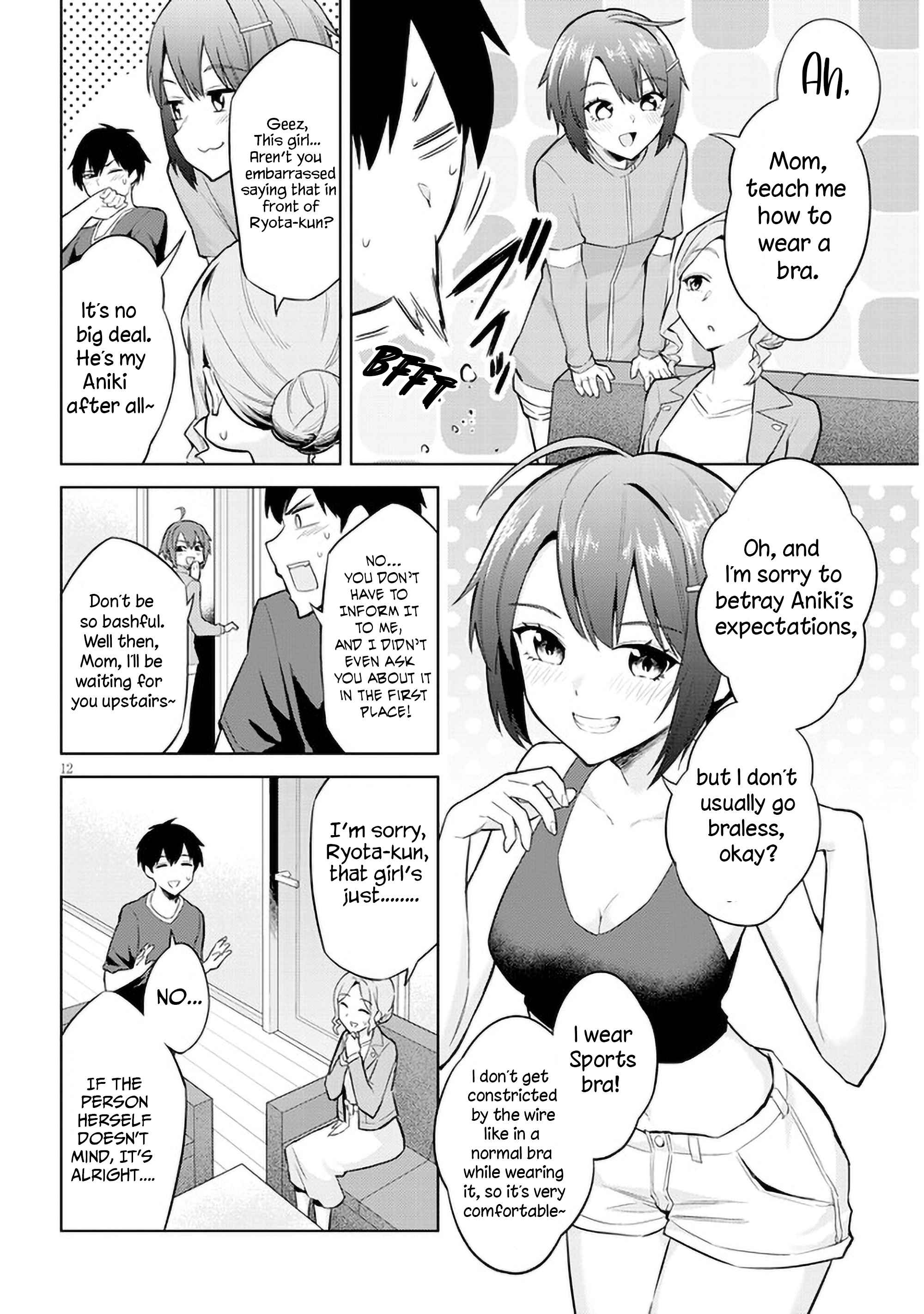She was Actually My Stepsister.: Recently, the Sense of Distance Between Me and My New Stepbrother is Incredibly Close Chapter 6 page 12 - 