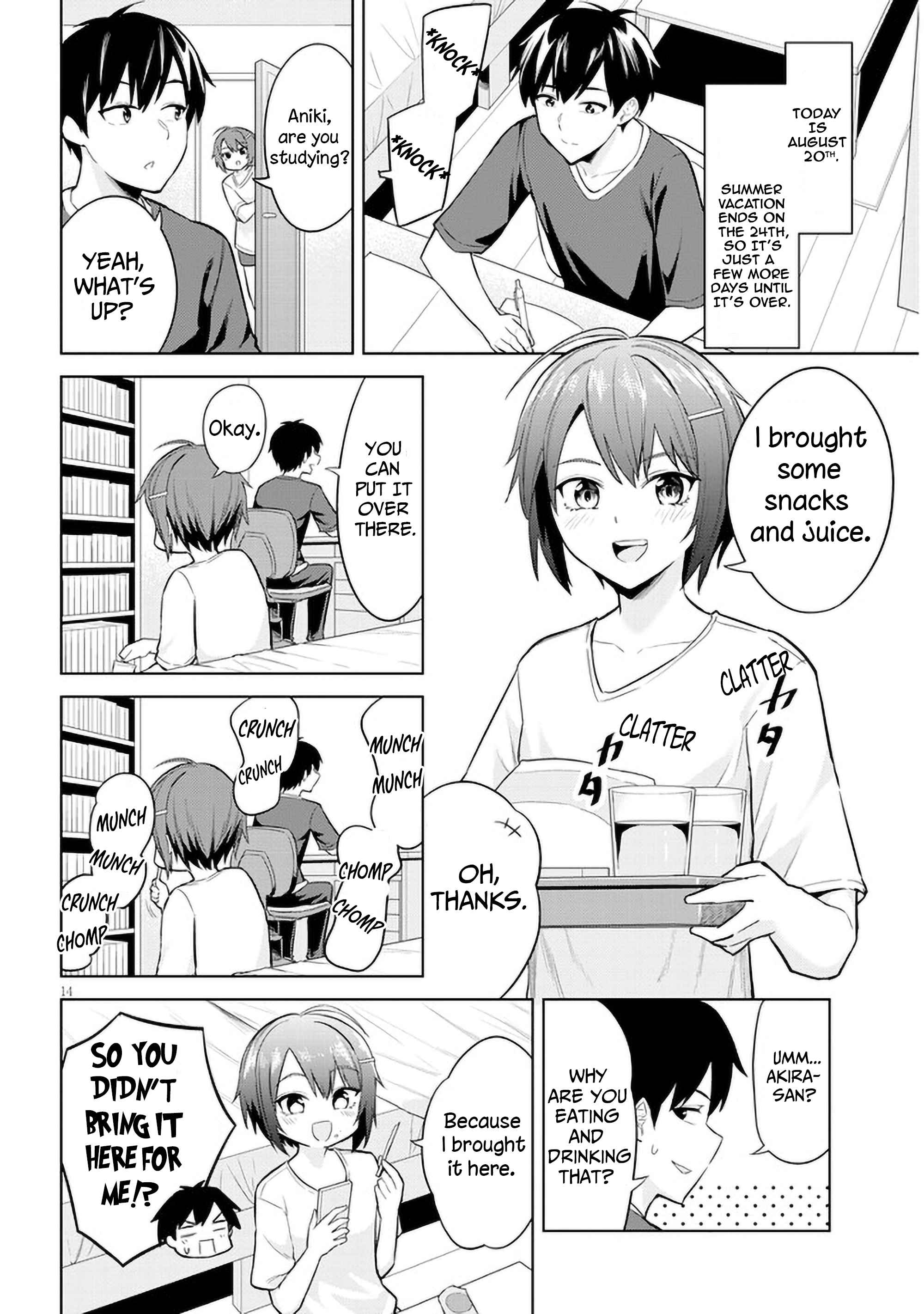 She was Actually My Stepsister.: Recently, the Sense of Distance Between Me and My New Stepbrother is Incredibly Close Chapter 6 page 14 - 