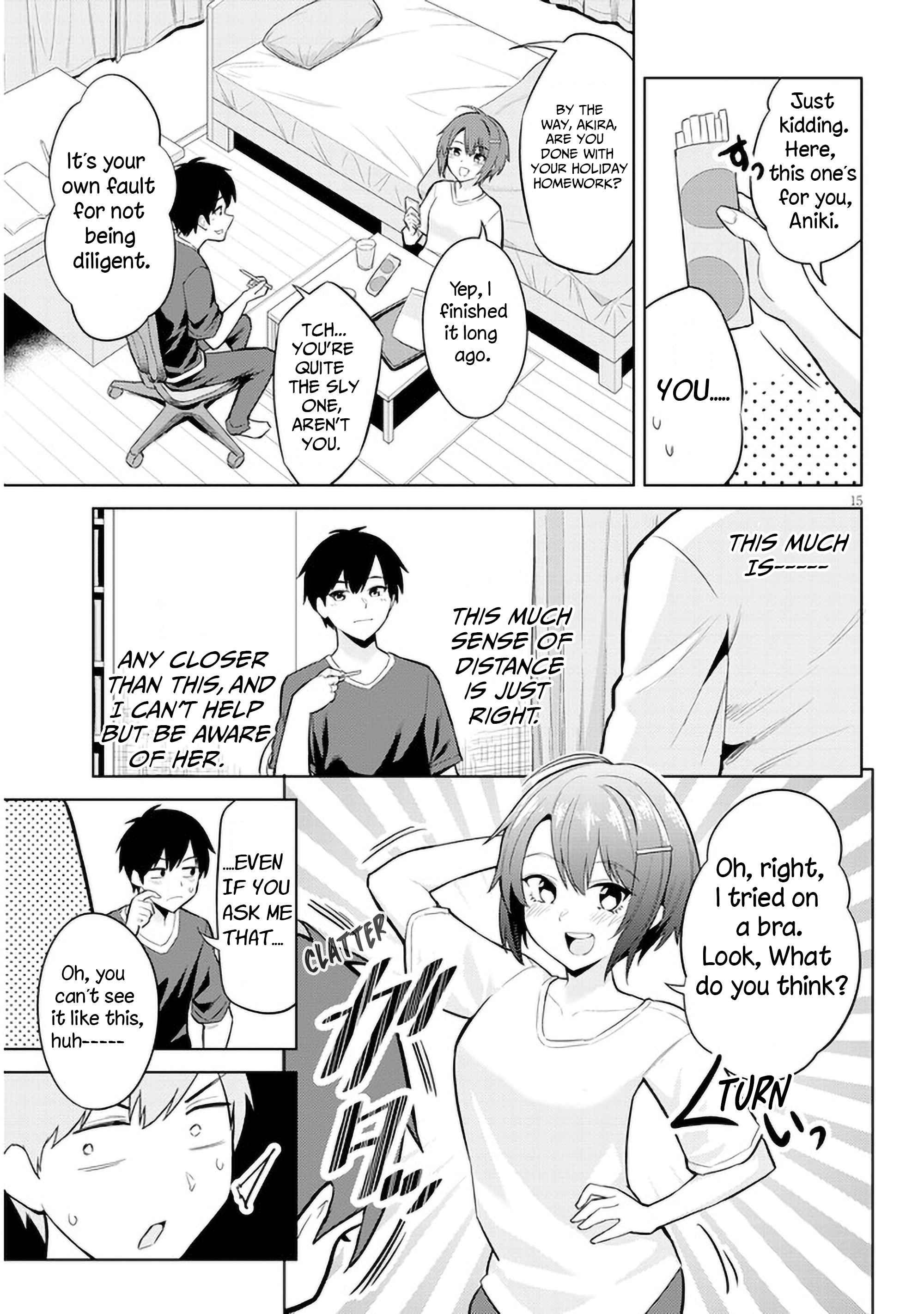 She was Actually My Stepsister.: Recently, the Sense of Distance Between Me and My New Stepbrother is Incredibly Close Chapter 6 page 15 - 