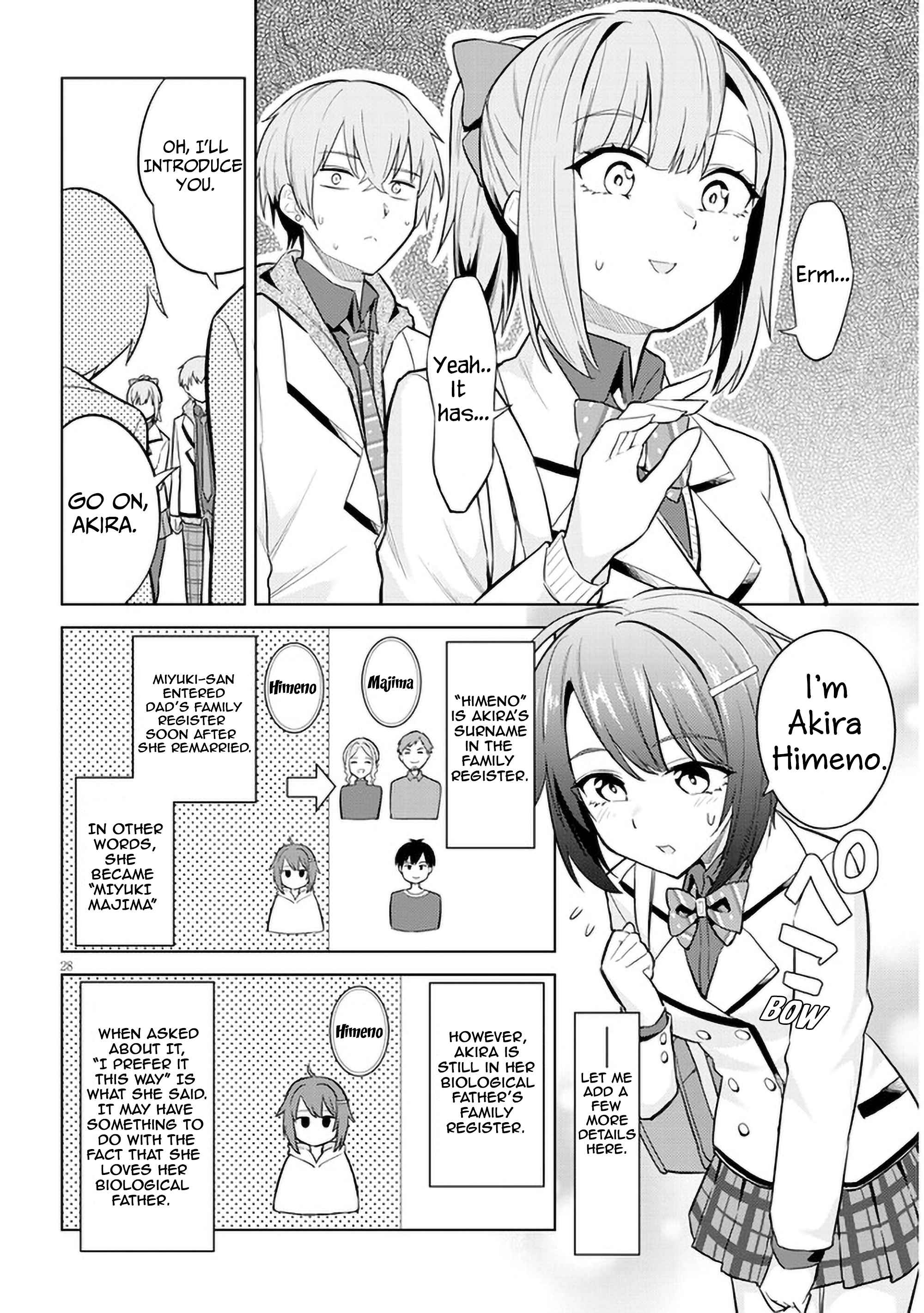 She was Actually My Stepsister.: Recently, the Sense of Distance Between Me and My New Stepbrother is Incredibly Close Chapter 6 page 28 - 