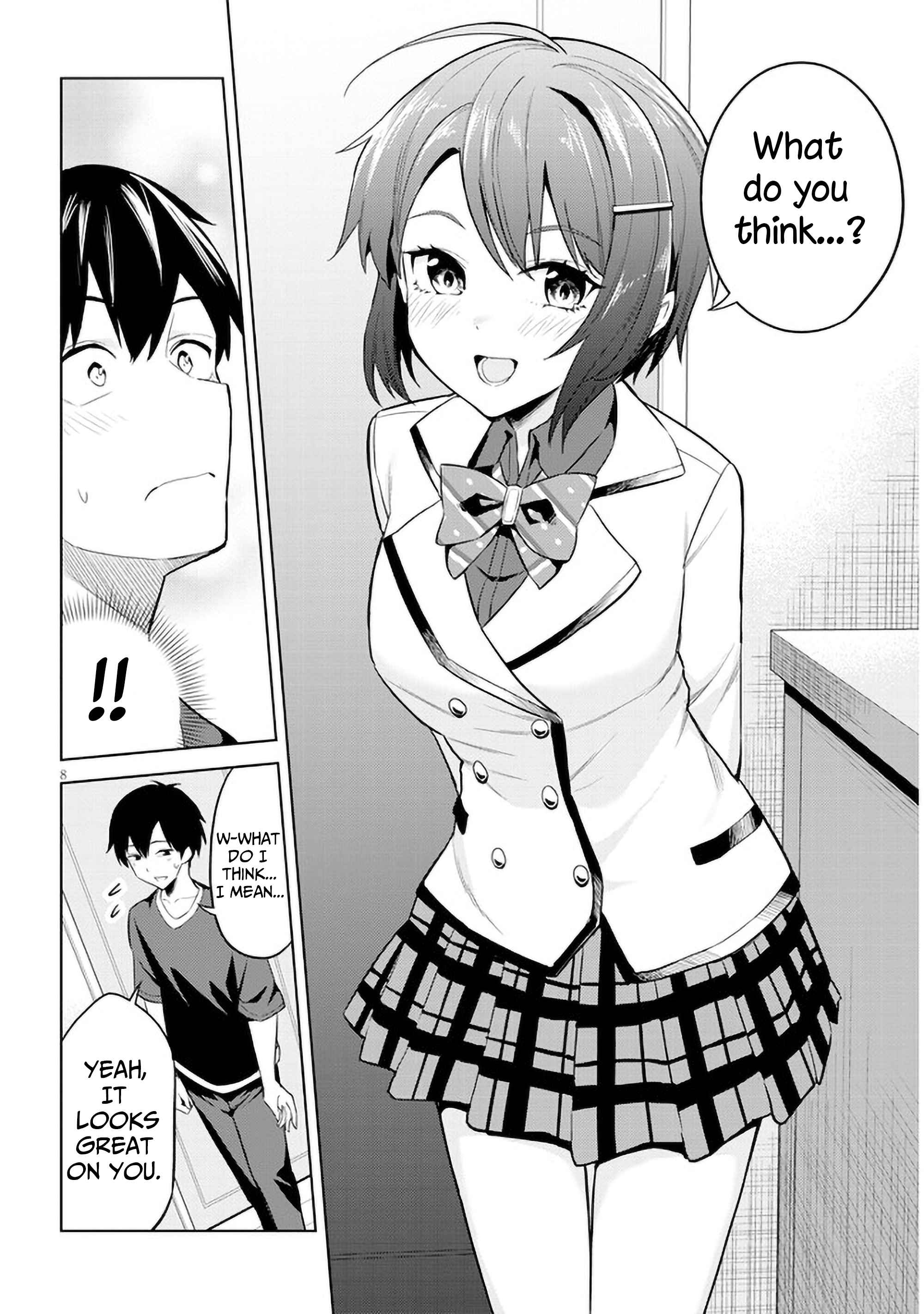 She was Actually My Stepsister.: Recently, the Sense of Distance Between Me and My New Stepbrother is Incredibly Close Chapter 6 page 8 - 
