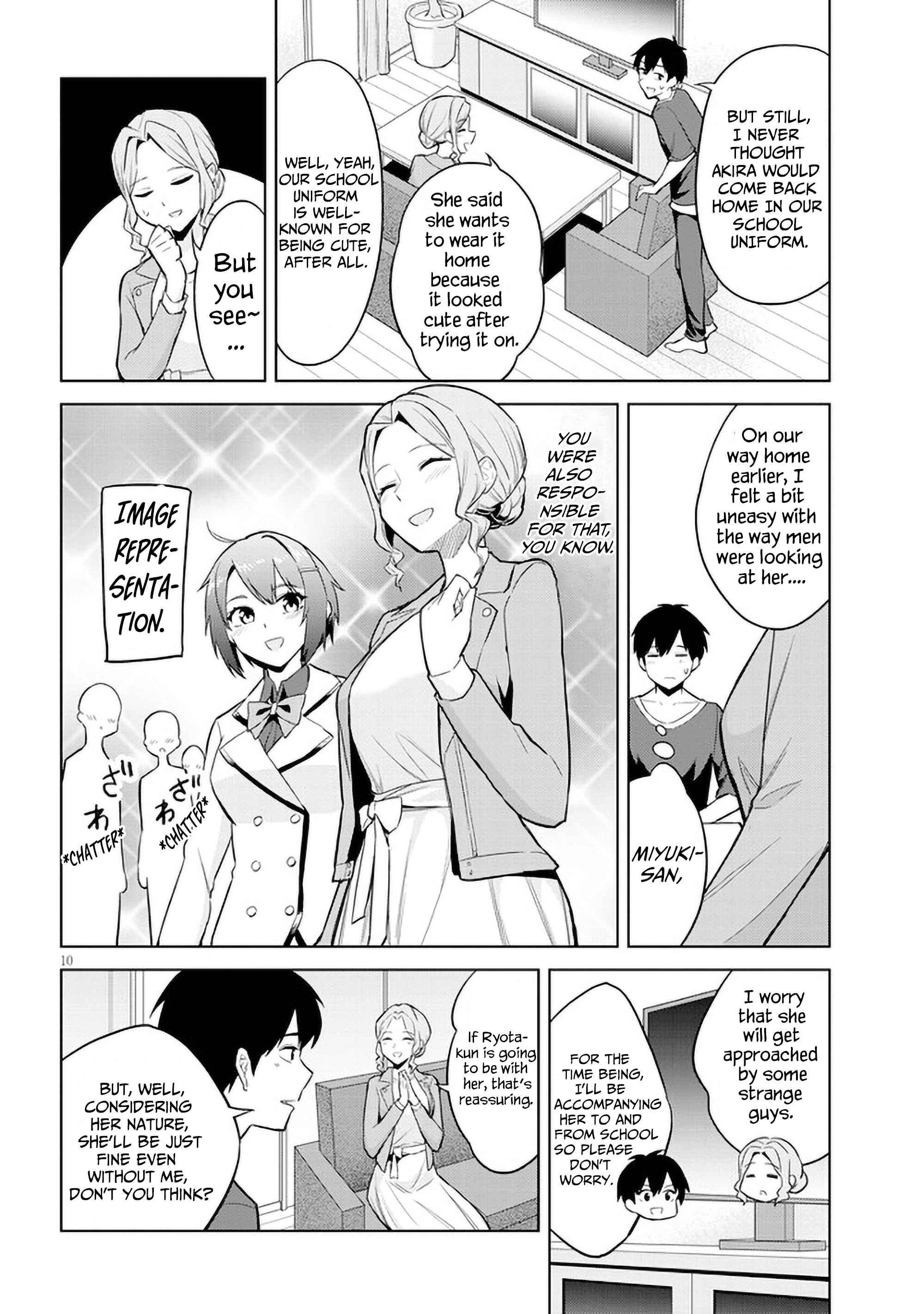She was Actually My Stepsister.: Recently, the Sense of Distance Between Me and My New Stepbrother is Incredibly Close Chapter 6 page 10 - 